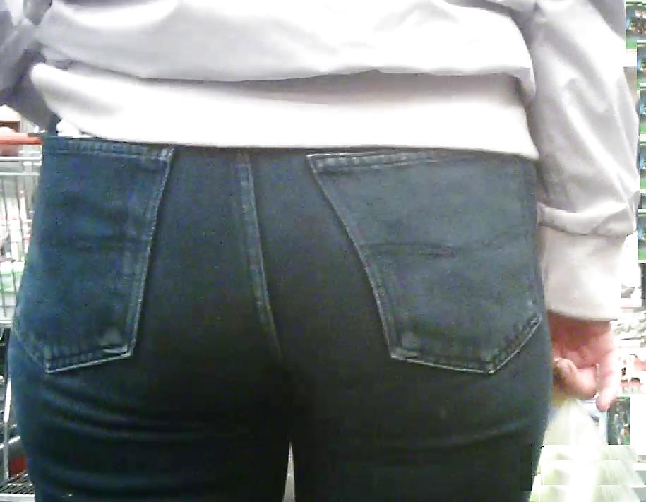 MILF Ass Jeans #17499636