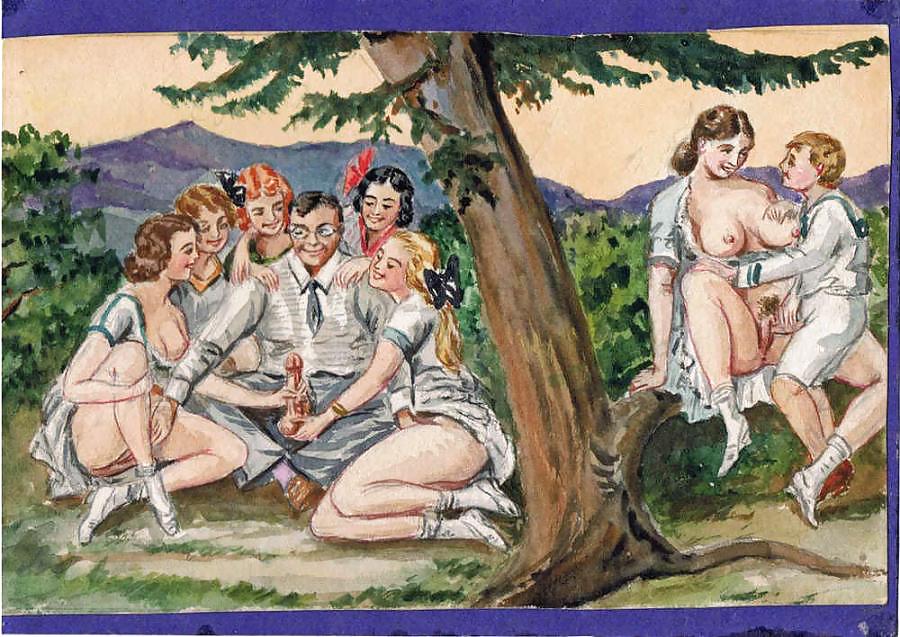 Art Thématique Dessinée Porno 27 - Album Pornographique Allemand #21892669