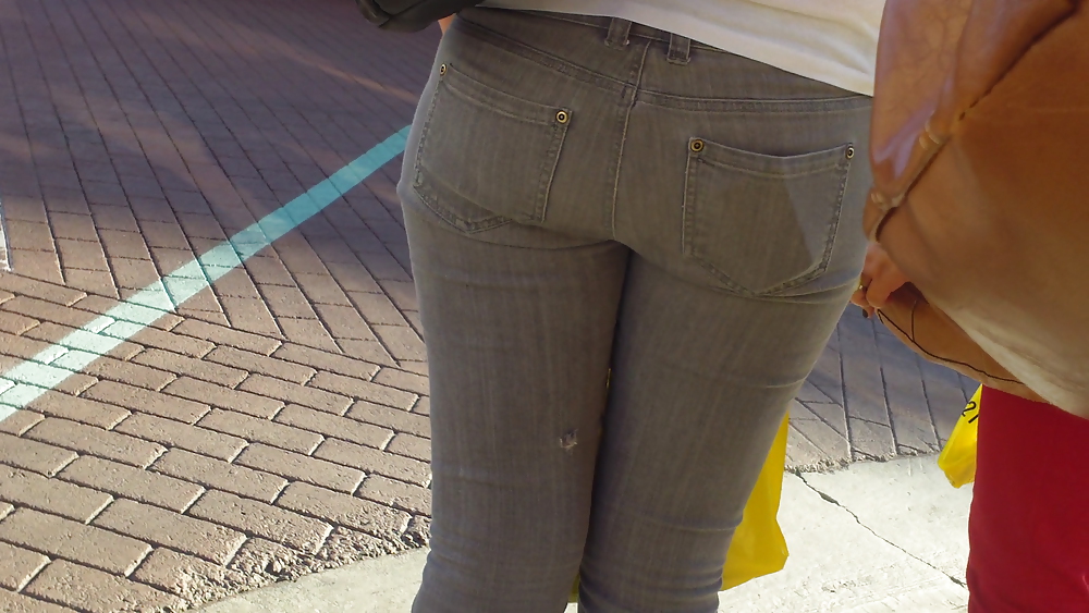 Sexy teen ass & butts in tight jeans  #9235787