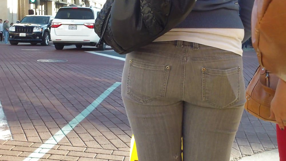 Sexy teen ass & butts in tight jeans  #9235888