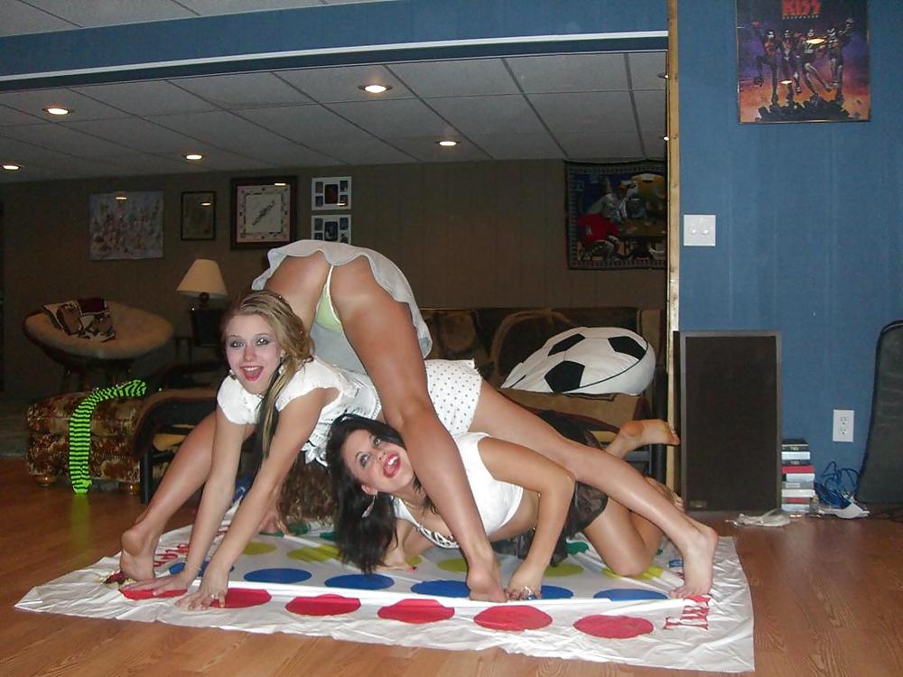 Playing Twister, Upskirt, Nude and Downblouse 2 #2749928