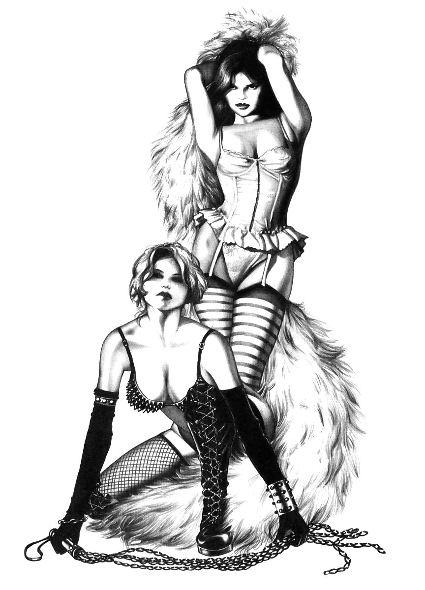 Pinup Files BLACK end WHITE by Darkko #15324821