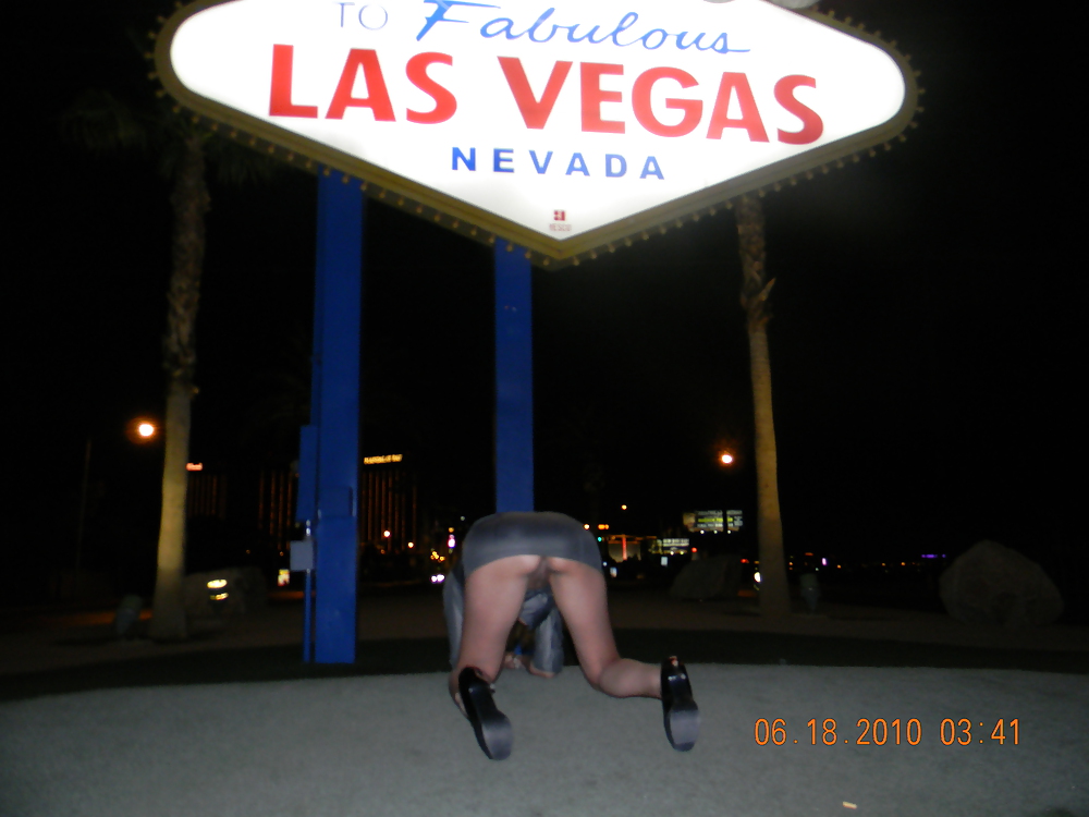 NINA latina flashing at the Las Vegas sign #21384371