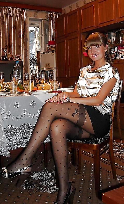 She's Sexy In Pantyhose!! #21529988