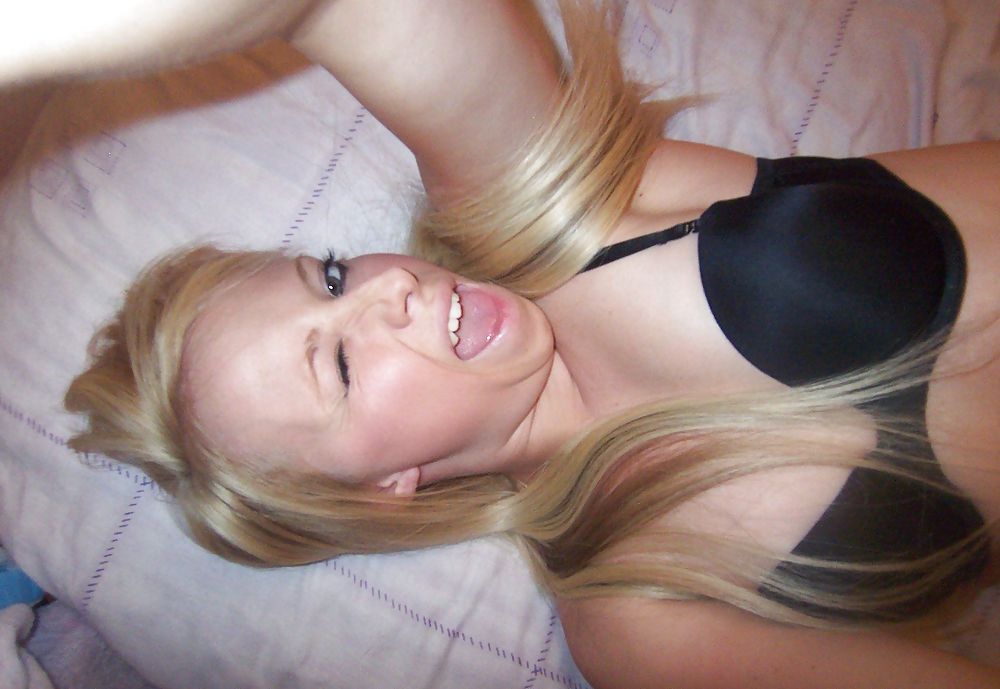 Blonde posing in bed #9439288