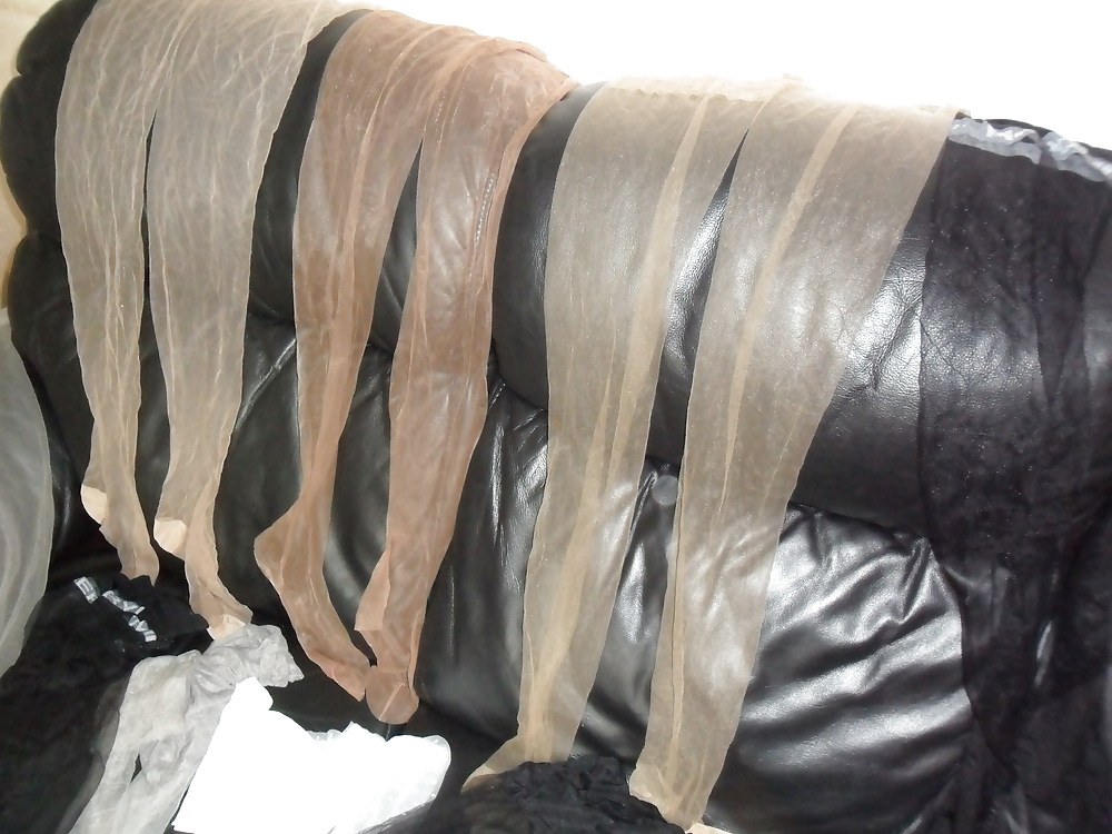 Showing off my pantyhose collection #13129712