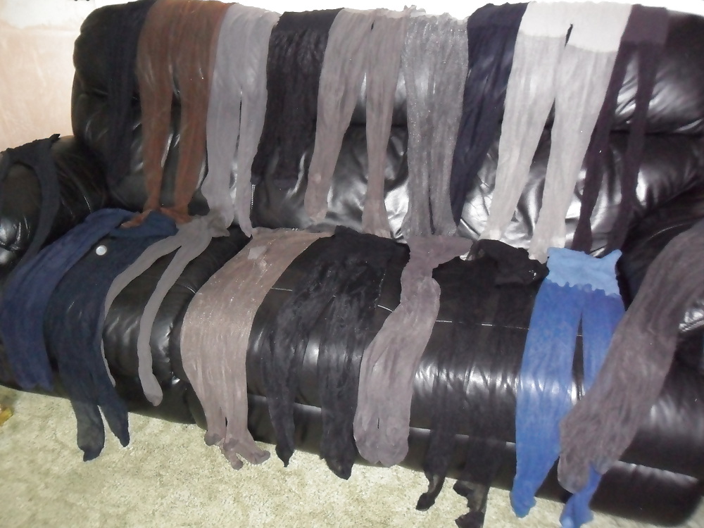 Showing off my pantyhose collection #13129798