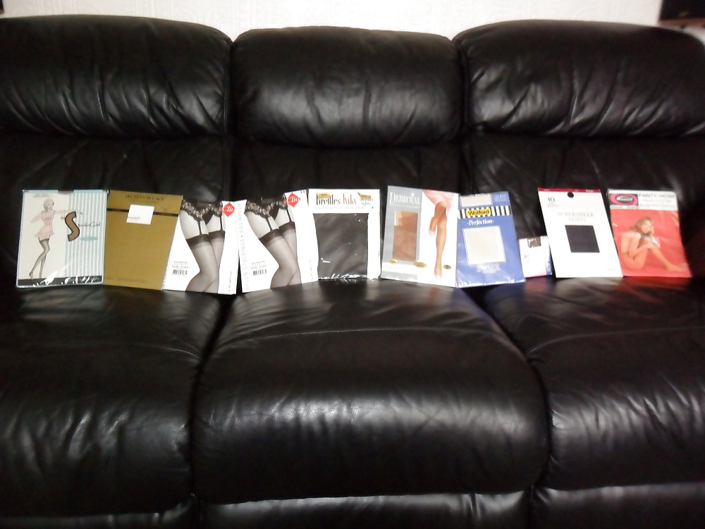 Showing off my pantyhose collection #13129834