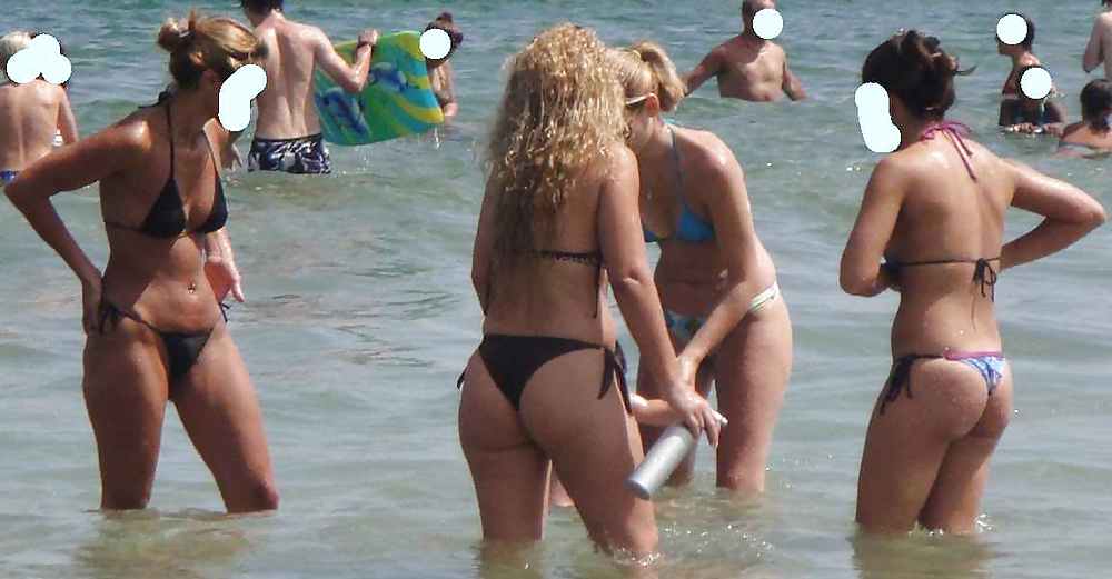 Buttocks chiappe culo nalgas fesses Arsch ass troia beach #17847166