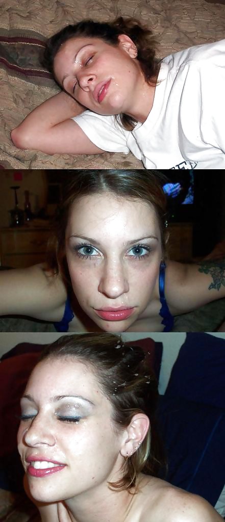 BEFORE & AFTER FACIALS 2: TEENS & MILFS TAKE A LOAD #19309996