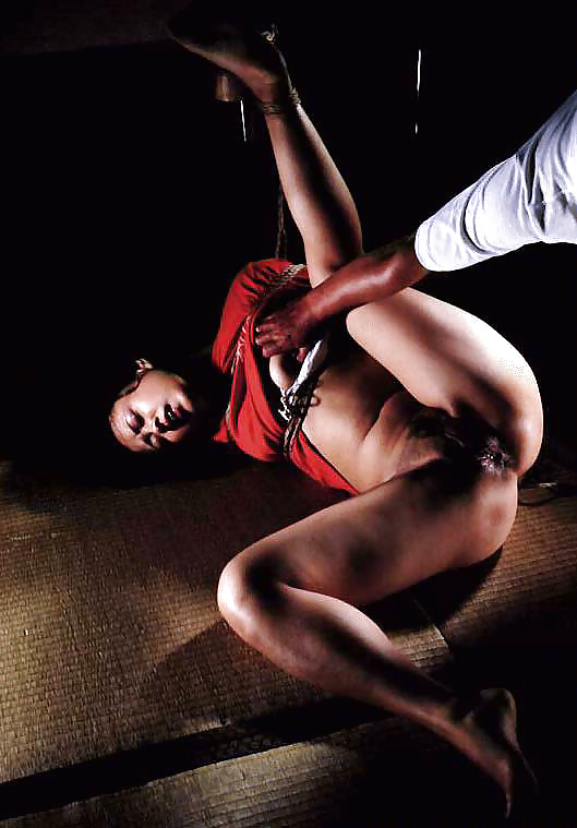 Tied-up asian girl and a friend #14969149