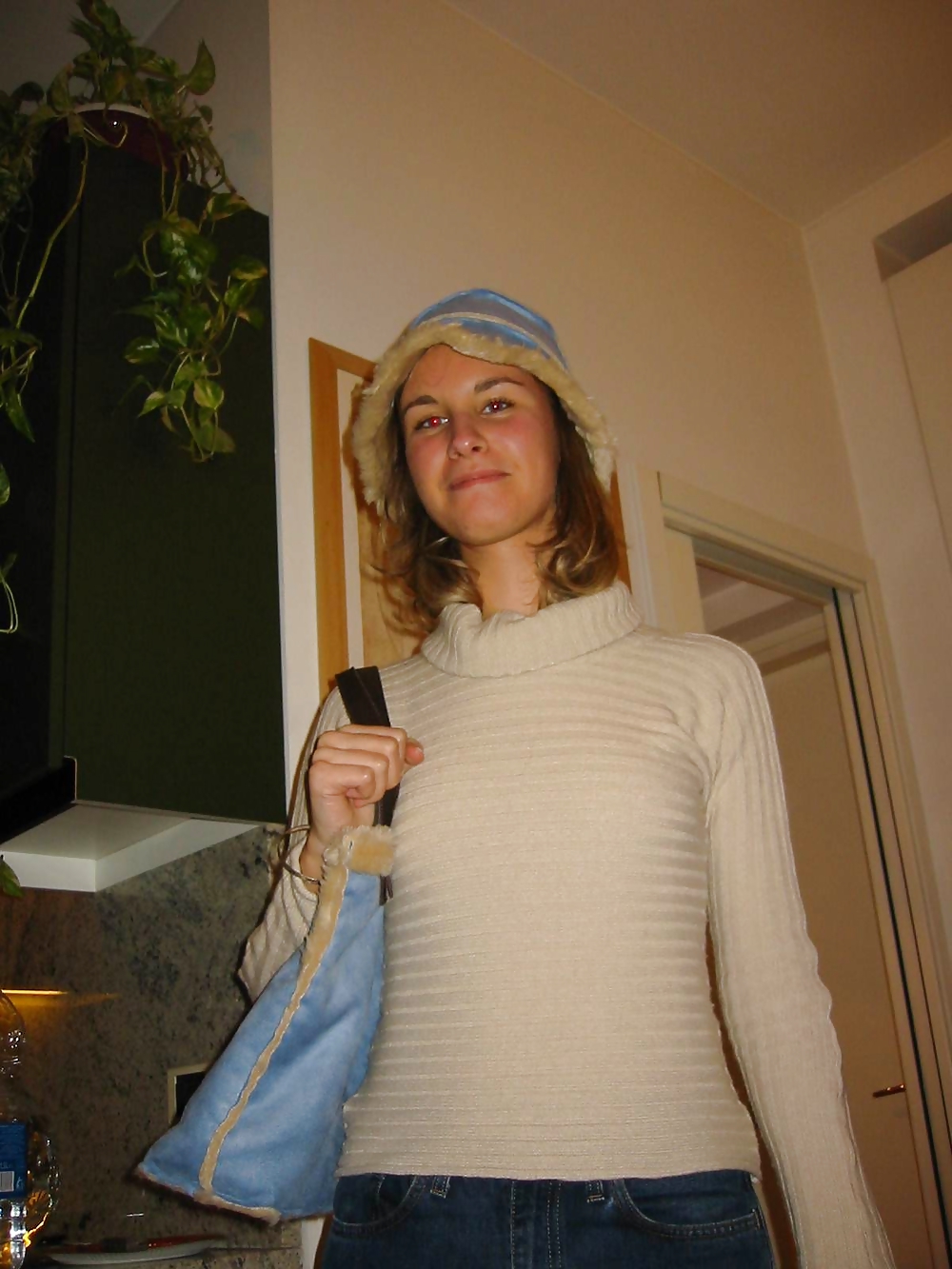 Blonde and genuinely intriguing nylon #9634912