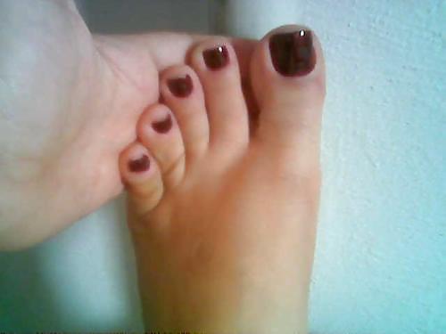 My friends feet. :)  #458542