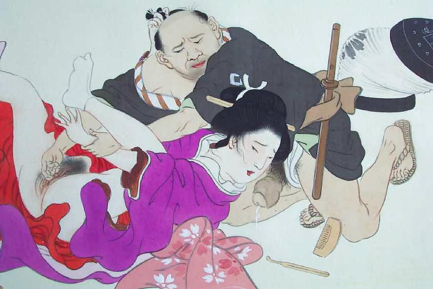 Arte japonés shunga 3 - varios artistas
 #9866083