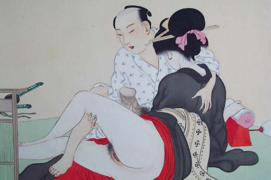 Arte japonés shunga 3 - varios artistas
 #9866196