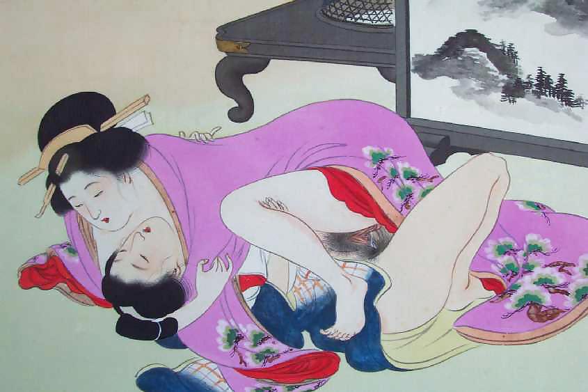 Arte japonés shunga 3 - varios artistas
 #9866209