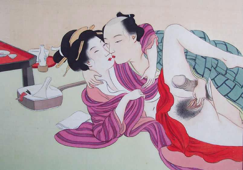 Arte japonés shunga 3 - varios artistas
 #9866258