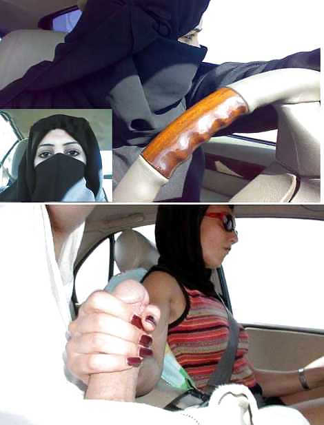 Jilbab & hijab & niqab & arab & tudung turban-in cars3 #15098277