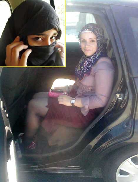 Jilbab & hijab & niqab & arab & tudung turban-in cars3 #15098295