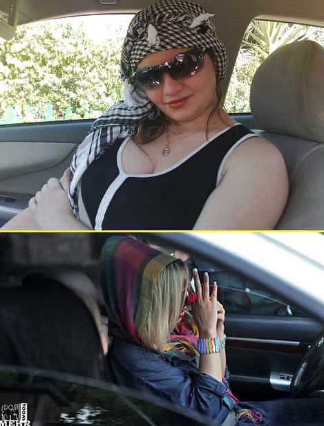 Jilbab & hijab & niqab & arab & tudung turban-in cars3 #15098319