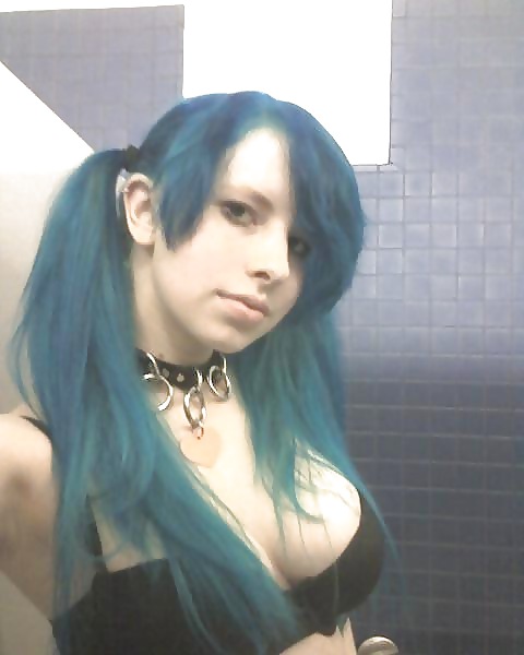 Blue Hair Emo :) #21679100