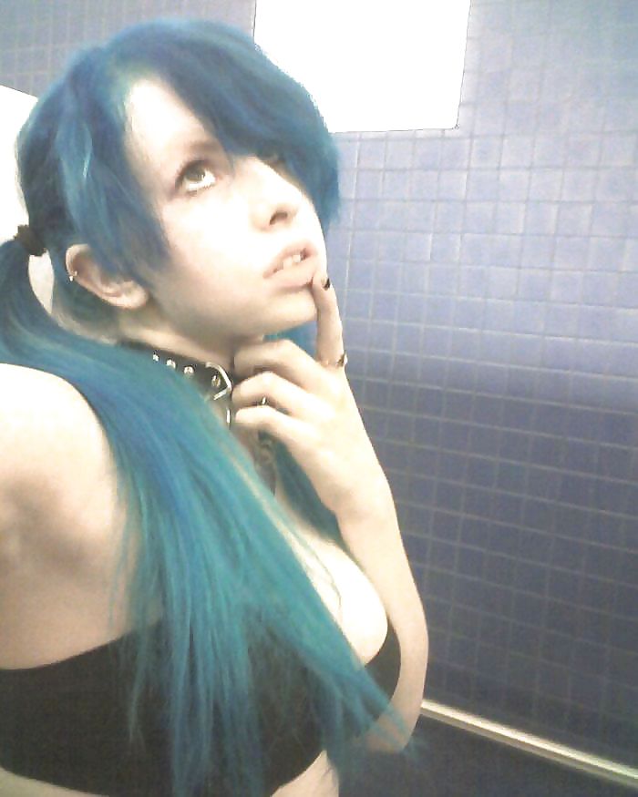 Blue Hair Emo :) #21679116