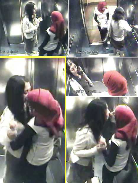 jilbab & hijab & niqab & arab & tudung turban - hidden cam #13511667