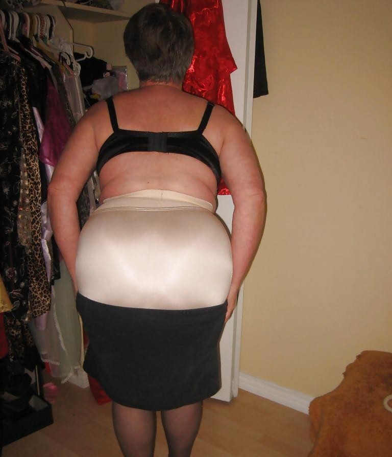 Big sexy satin full back panties #7582109