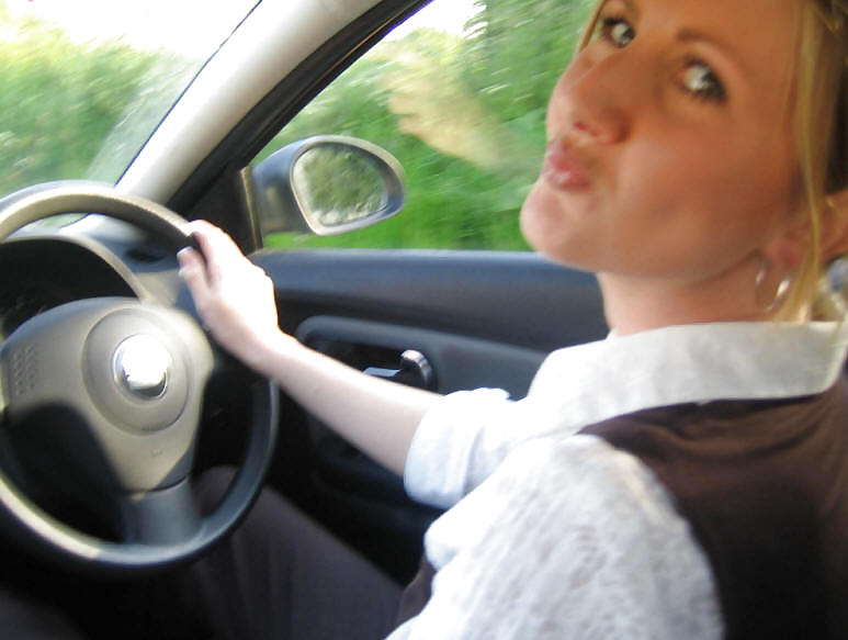 Sekretärin In Einem Auto #6023179