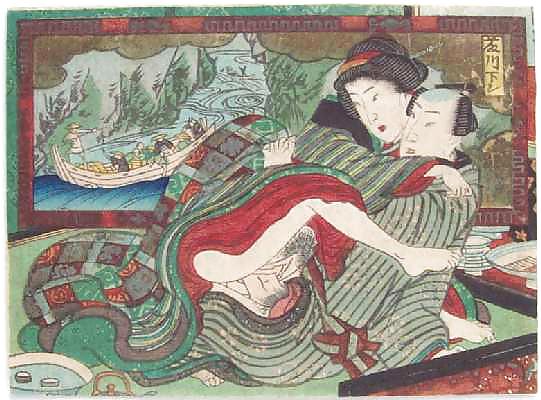 Japanese Shunga Art 7 - Toyokuni II aka Toyoshige #10227144
