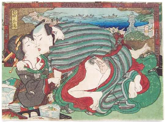 Japanese Shunga Art 7 - Toyokuni II aka Toyoshige #10227150