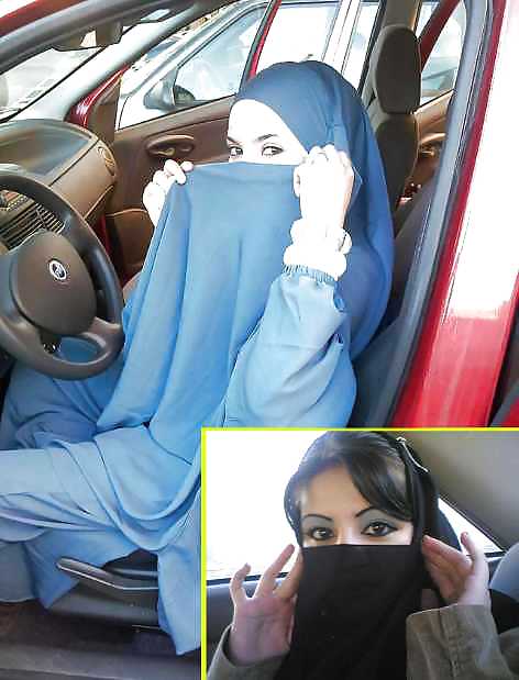 Jilbab & hijab & niqab & arab & tudung turban-in cars2 #13538758