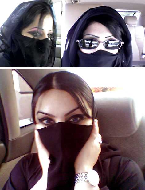 Jilbab & hijab & niqab & arab & tudung turban-in cars2 #13538763