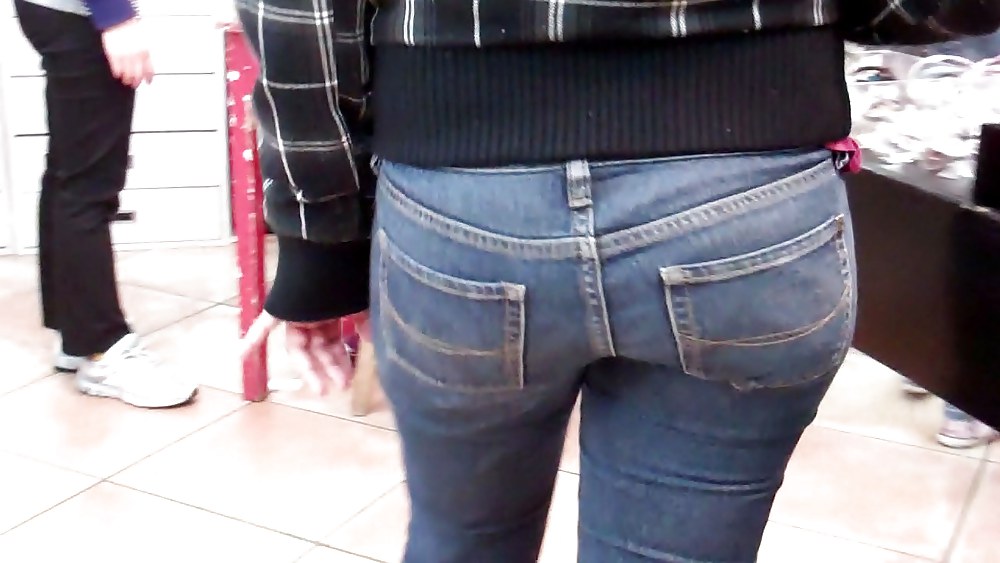 Bubble butt & ass in tight jeans #7415632