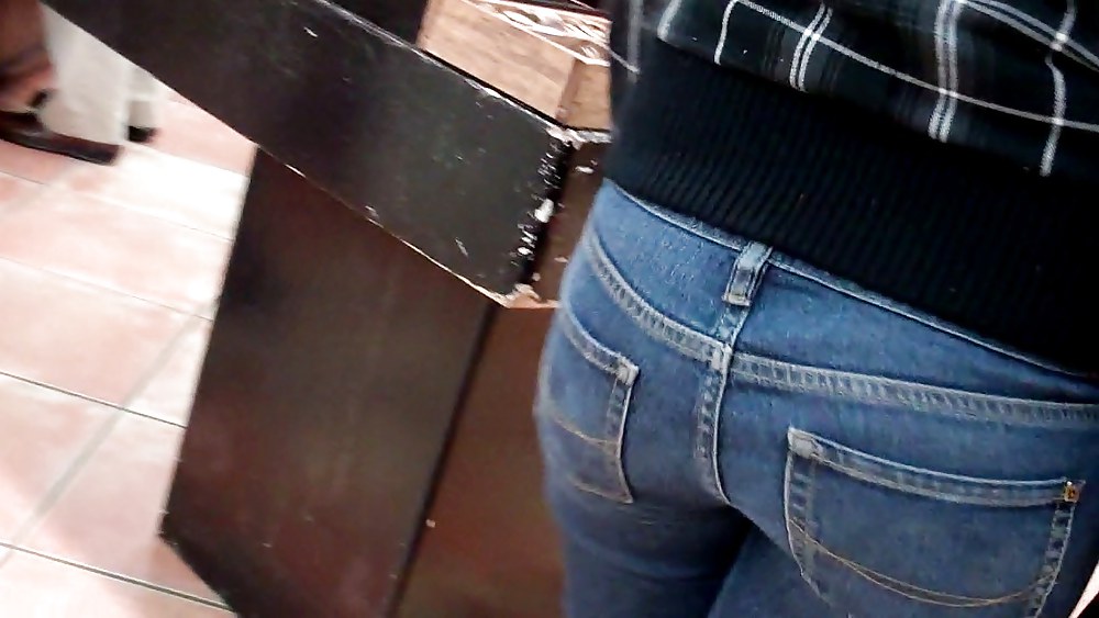 Bubble butt & ass in tight jeans #7415690