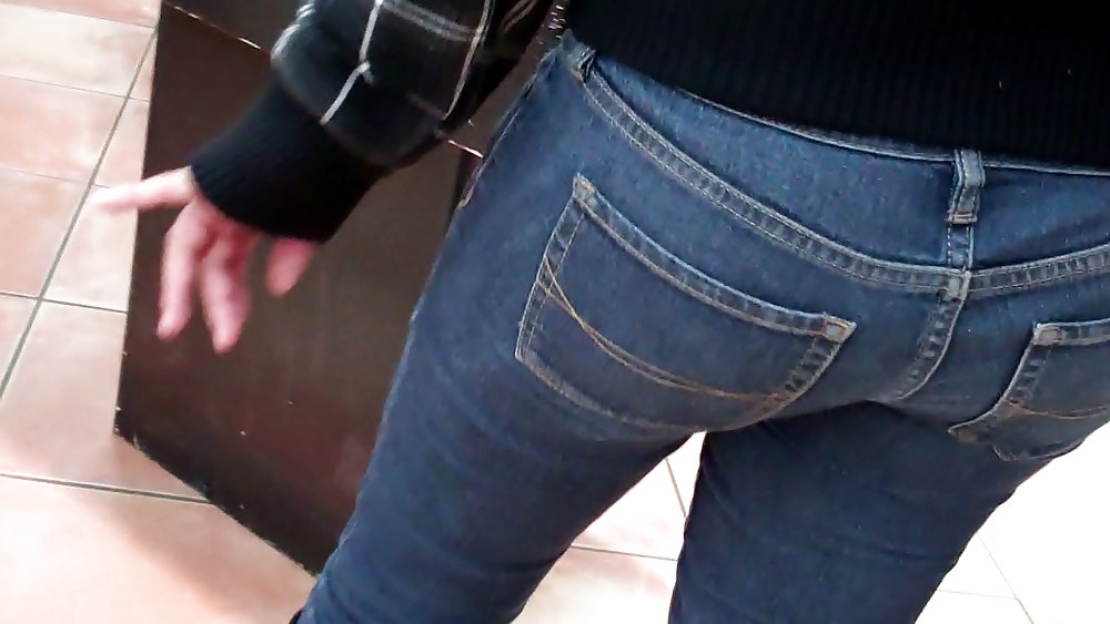 Bubble butt & ass in tight jeans #7415708