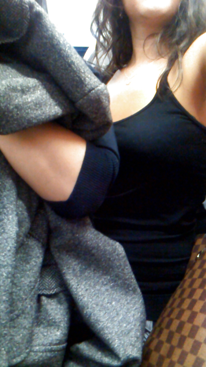Cleavage on the train and other new voyeur gems. #19383776