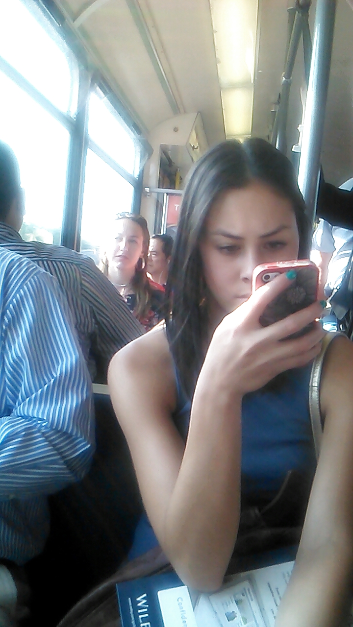 Cleavage on the train and other new voyeur gems. #19383801