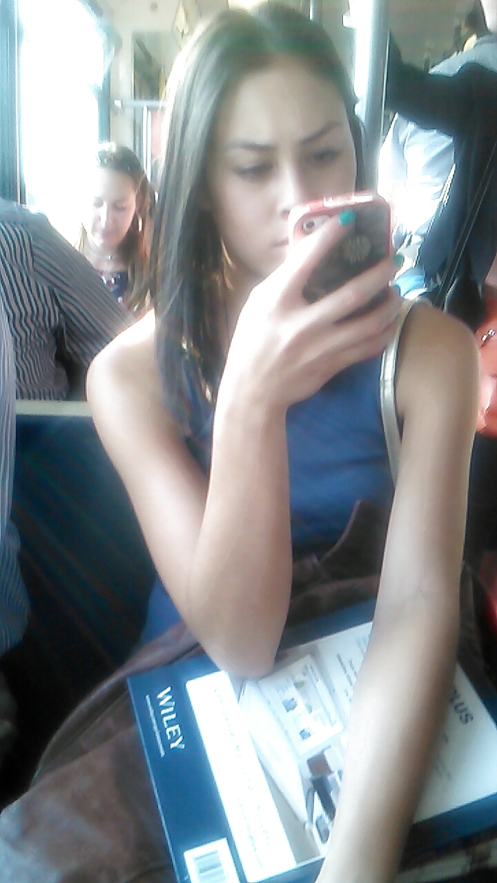 Cleavage on the train and other new voyeur gems. #19383811