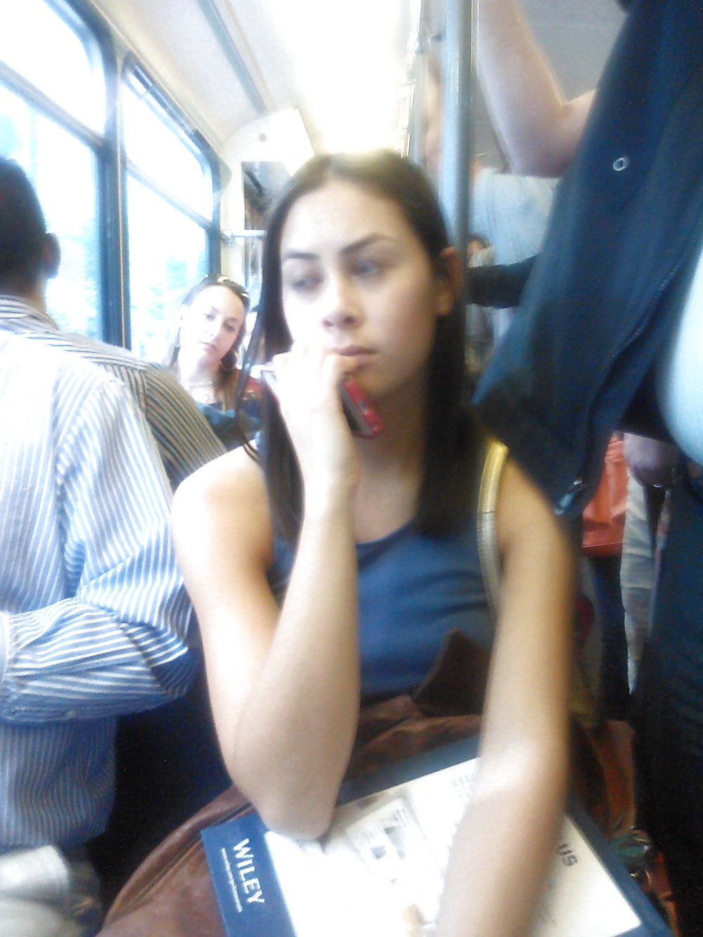 Cleavage on the train and other new voyeur gems. #19383867