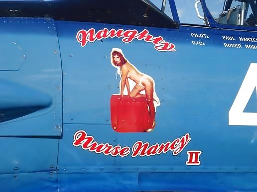 Vintage Flugzeug-Nasen-Kunst 1 #1031018