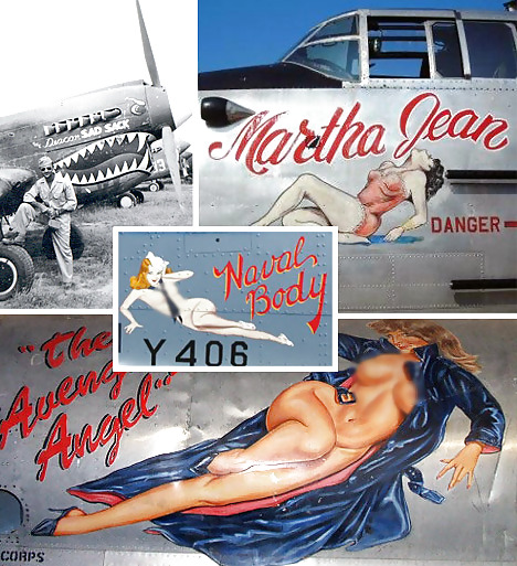Vintage Flugzeug-Nasen-Kunst 1 #1031031