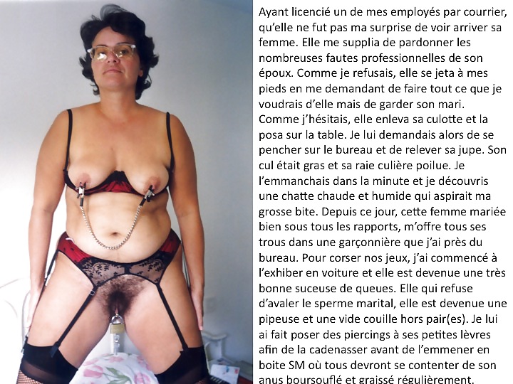 Französisch Unterwürfig Bildunterschriften Housewifes, Schlampen Und Hure #19947607