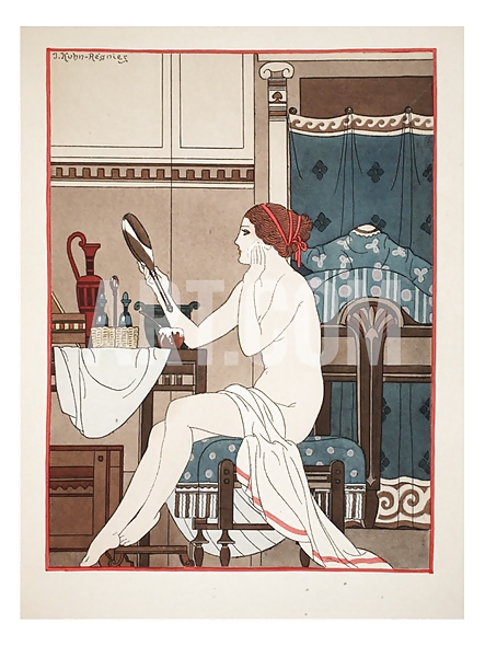 Art Deco Erotic Illustrations by Joseph Kuhn-Regnier #18148362