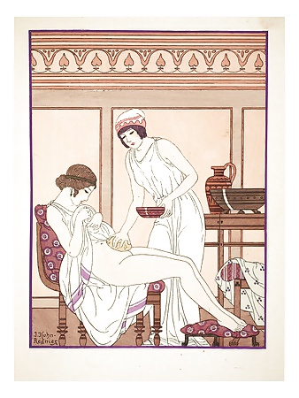 Art Deco Erotic Illustrations by Joseph Kuhn-Regnier #18148402