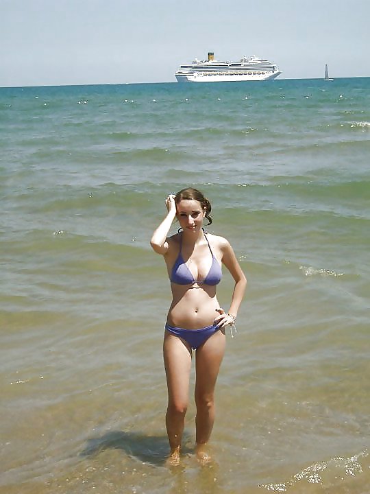 Giorgia young italian bikini teen with hard nipples #19802767