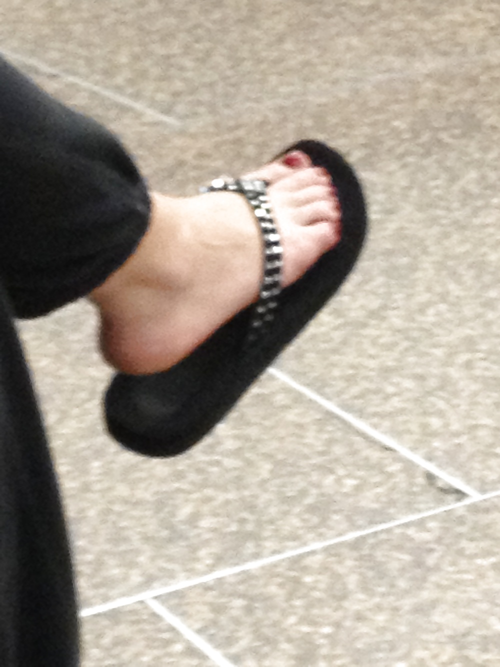 This Blonde's TOES were driving me wild at the airport #14033283
