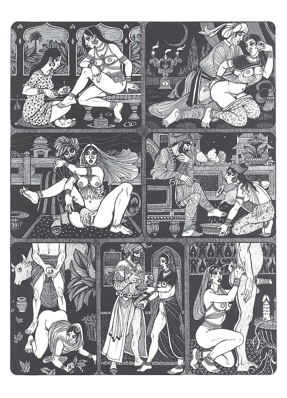 Erotische Buchillustration 23 - Kamasutra Vol. 1 + 2 #19109545