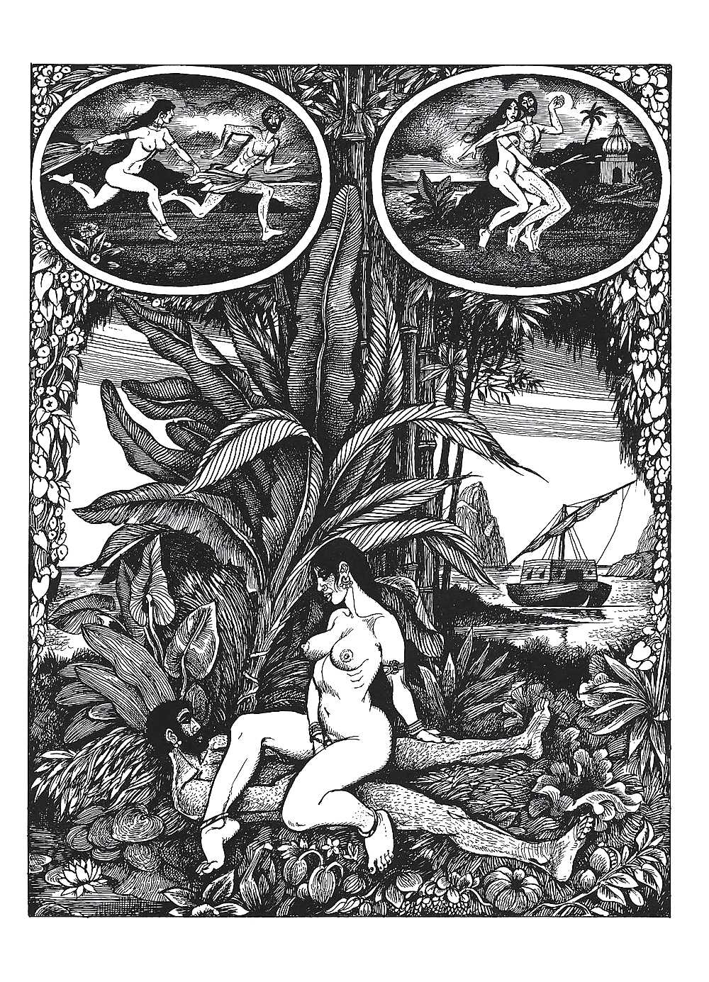Illustrazione libro erotico 23 - kama sutra vol. 1+2 
 #19109632