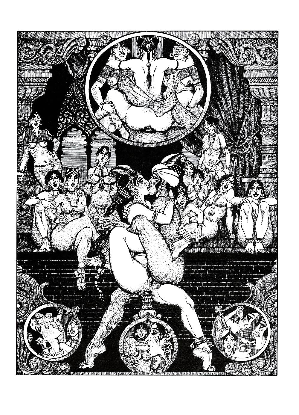 Illustrazione libro erotico 23 - kama sutra vol. 1+2 
 #19109688
